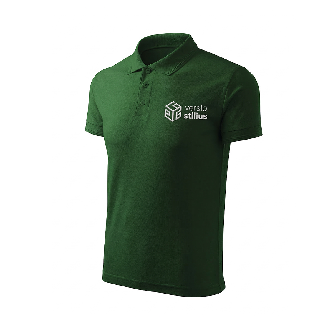 3 Polo marškinėliai su siuvinėtu užrašu - Image 1