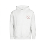 Džemperis mamai su siuvinėta minimalistine rožine širdele ant krūtinės | 4 spalvos - Image 3