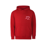 Džemperis mamai su siuvinėta minimalistine rožine širdele ant krūtinės | 4 spalvos - Image 4